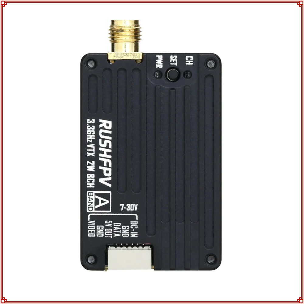 Nouveau 2026 RUSHFPV 3.3G 2W V - Fpv Drone Receiver avis et prix