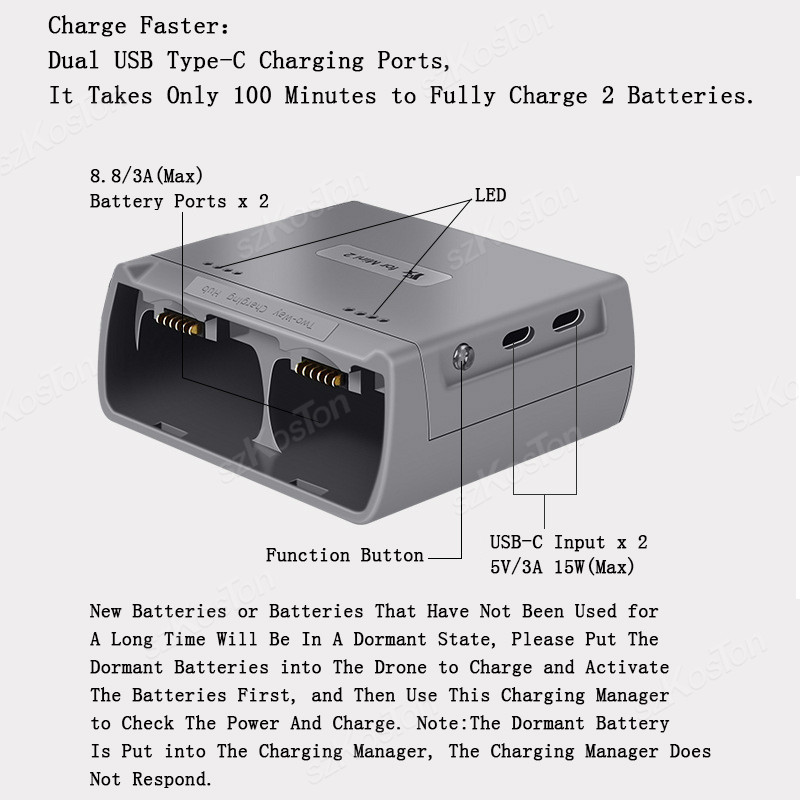Hub de charge pour DJI Mini 4K - Dji Drone Mini 4 Pro avis et prix