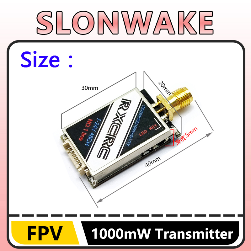 Transmetteur vidéo réglable SL - Fpv Drone Camera avis et prix